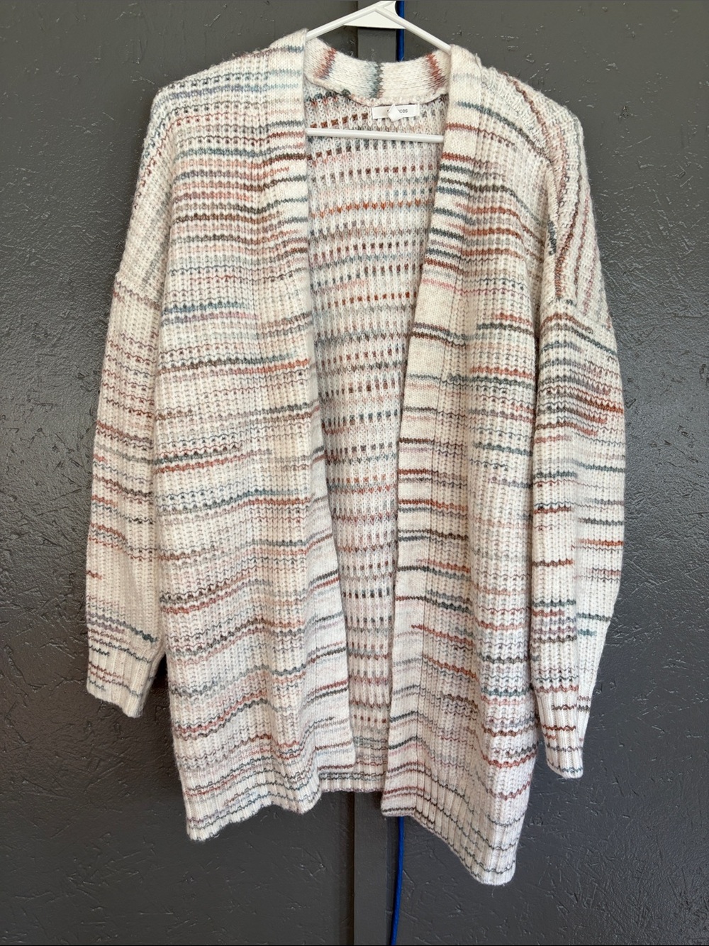 Maurice’s Cream Multicolor Stripe Cardigan Sweater XL